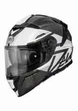Kask integralny Premier Devil Carbon MN 8 czarno-biały