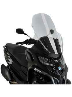Szyba motocyklowa turystyczna PUIG V-Tech do Piaggio MP3 400 / Sport / Exclusive (22-) lekko przyciemniana