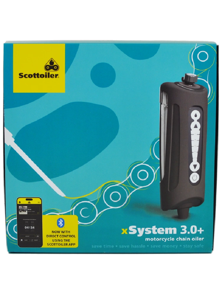 Olejarka automatyczna Scottoiler xSystem 3.0+ Bluetooth z olejem do wysokich temperatur