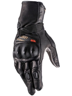 Rękawice motocyklowe Leatt X-Flow 8.5 Stealth czarno-szare