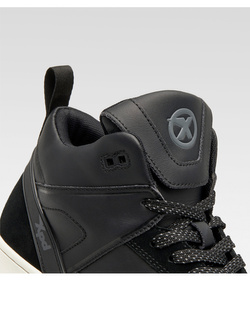 Buty motocyklowe XPD Moto-1 Leather Sneakers czarno-białe