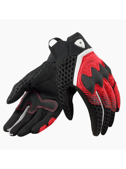 Rękawice motocyklowe damskie letnie REV’IT! Veloz czarno-czerwone