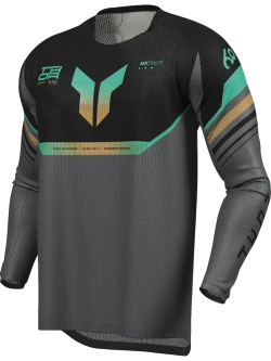 Bluza enduro Thor Launchmode Air Raptor czarno-szara