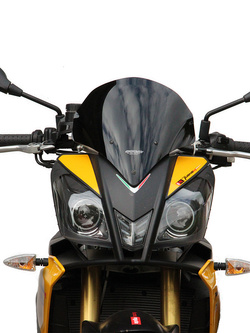 Szyba motocyklowa MRA "SPM" Aprilia Tuono V4R (11-14) czarna 