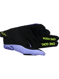 Rękawice cross Alpinestars MX Radar fioletowo-czarne-fluo