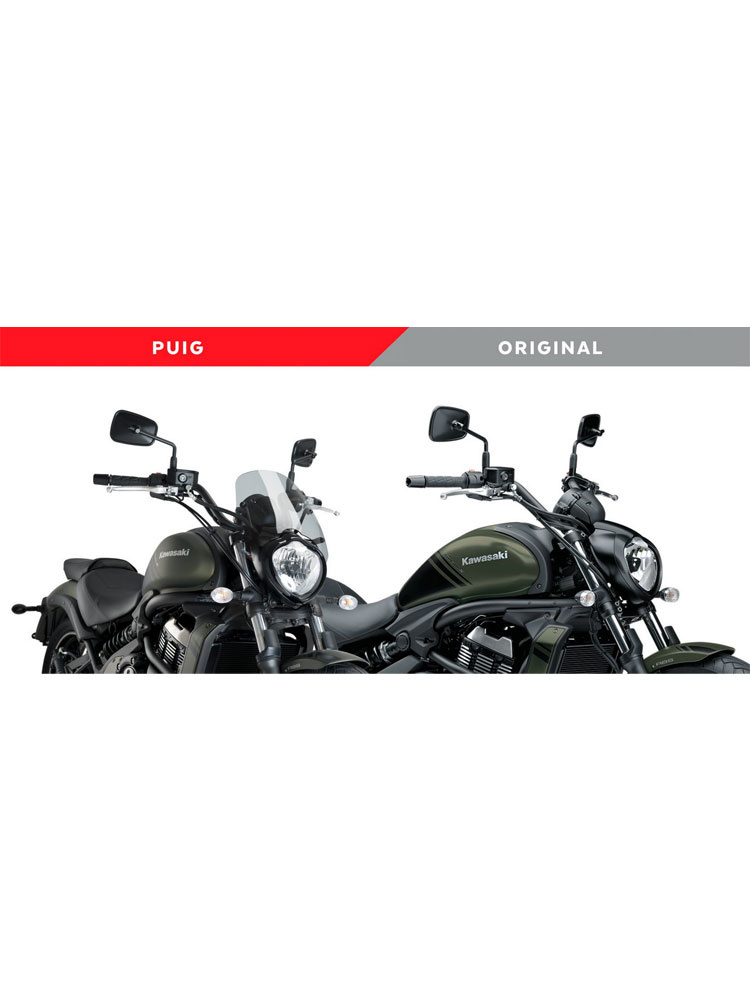 Owiewka PUIG Kawasaki Vulcan S (15-)/ Cafe (17-20)/ Special Edition (17-20) czarna