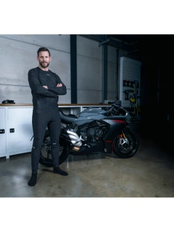 Koszulka termoaktywna z długim rękawem Knox Dual Active czarna