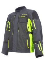 Kurtka motocyklowa tekstylna Klim Badlands Pro szaro-fluo żółta