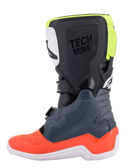 Buty enduro dziecięce Alpinestars Tech 7S szaro-czerwono-czarne