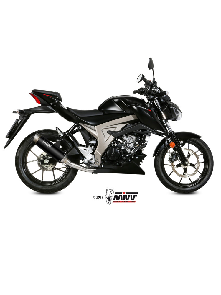 Pełny układ wydechowy (GP Pro) MIVV do Suzuki GSX-R 125 / GSX-S 125 (17-20) czarny