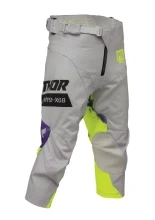 Spodnie cross dziecięce Thor Launchmode Bleach szaro-niebieskie