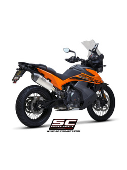 Tłumik SC-Project X-Plorer II Carbon / Titanium (Slip on) - KTM 890 Adventure / A2 [21]