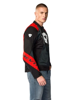 Kurtka motocyklowa tekstylna REV’IT! Hyperspeed 3 GT Air czarno-czerwona