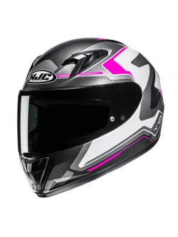 Kask integralny dziecięcy HJC Y10 Cric srebrno-biało-różowy