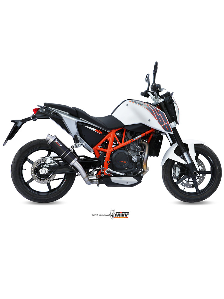 Tłumik motocyklowy Slip-On (GP) MIVV do KTM Duke 690 (12-18) czarny