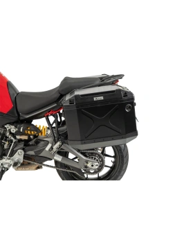 Zestaw: kufry boczne + stelaże Hepco&Becker Xplorer Cutout Ducati Multistrada V2/S (25-) czarne