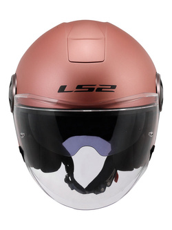 Kask otwarty LS2 OF620 Classy Solid różowo-złoty matowy