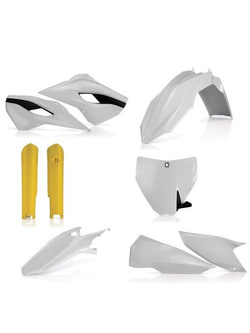 Pełny zestaw plastików Acerbis Husqvarna FE/ TE [15'] fluo-biały