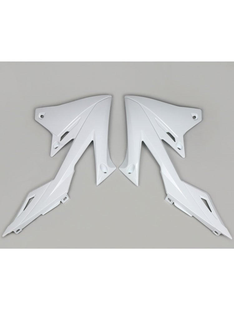 Osłony chłodnicy UFO do Suzuki RMZ 250 (19-), RMZ 450 (18-) białe