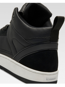 Buty motocyklowe XPD Moto-1 Leather Sneakers czarno-białe