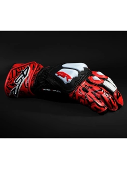 Rękawice motocyklowe 4SR RR Aramid Core czerwone