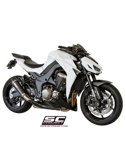 Tłumiki stożkowe Carbon Slip-on SC-Project do Kawasaki Z1000 [14-16]