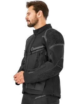 Kurtka motocyklowa tekstylna Shima Tracker czarna