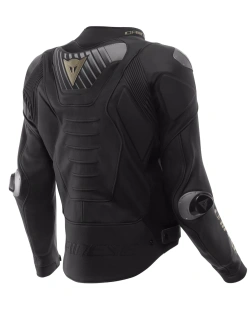 Kurtka motocyklowa skórzana Dainese Super Speed 5 czarno-złota