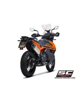 Tłumik SC-Project X-Plorer II Carbon / Titanium (Slip on) - KTM 890 Adventure / A2 [21]