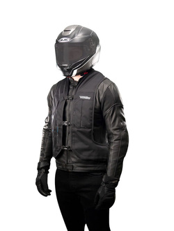 Kamizelka motocyklowa z poduszką powietrzną Helite E-Turtle 2 czarna