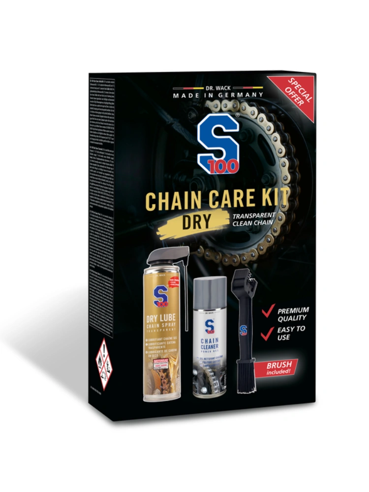 Zestaw do czyszczenia łańcucha S100 Chain Care Kit Dry
