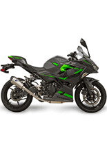 Tłumik Slip-On Termignoni Conical tytan + rura łącząca do Kawasaki Ninja Z400 (18-20)