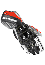 Rękawice motocyklowe Spidi Carbo Kangaroo czarno-czerwono-białe