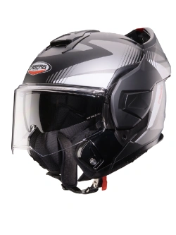 Kask szczękowy Caberg Trip czarno-szary