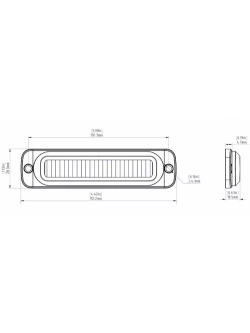 Światło do jazdy dziennej Denali DRL bursztynowe (światło ciepłe)