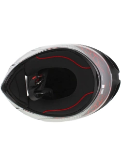 Kask integralny AGV K1 S Speedarmor czarno-szaro-czerwony matowy