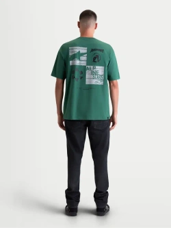 Koszulka z krótkim rękawem Alpinestars Checkback Oversized CSF zielona