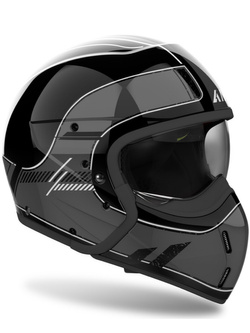 Kask modułowy Airoh J110 Raster czarno-szary połysk