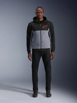 Bluza motocyklowa Alpinestars Chrome V2 czarno-szaro-czerwona