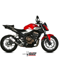 Tłumik motocyklowy Slip-On Line (MK3) MIVV do Honda CB 500 F (19-) srebrny