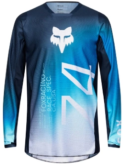 Bluza enduro Fox 180 Air Haze Midnight biało-niebieska
