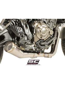 Pełny układ wydechowy 2-1, SC-Project Conical 70's - Yamaha MT-07 [13-16]