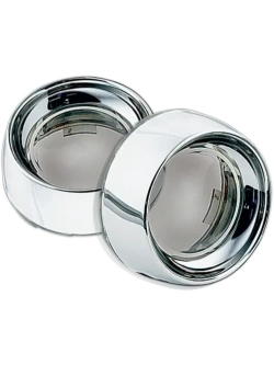 Ramki do kierunkowskazów Kuryakyn Deep-Dish Harley Davidson (wybrane modele) srebrne