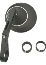 Lusterko motocyklowe długie Daytona D-Mirror-8 Type-R do montażu na końcu manetki czarne [adapter]