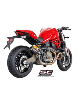 Tłumik SC-Project CR-T Carbon / Titanium (Slip on) - Ducati Monster 821 [14-17]