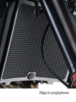 Osłona chłodnicy R&G aluminiowa do KTM 790 Duke (18-23) szara