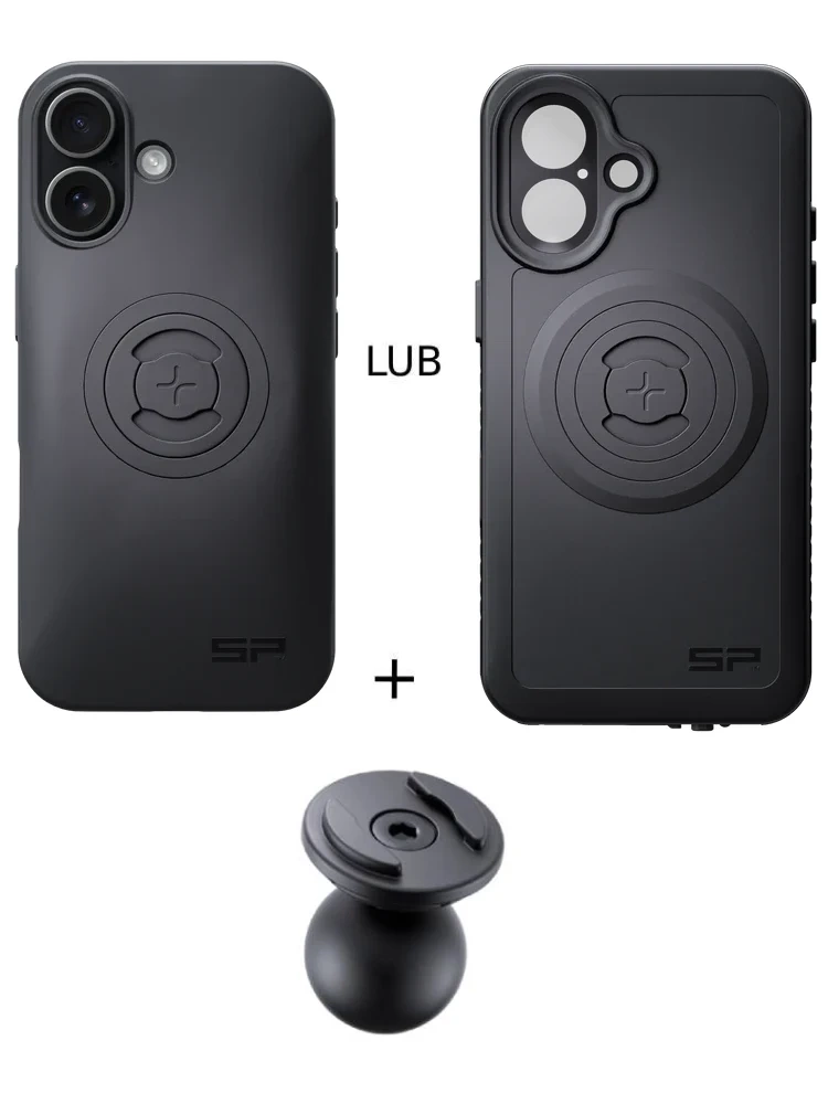 Zestaw: etui na telefon iPhone 17 + uchwyt kulowy Pro SPC+ SP Connect