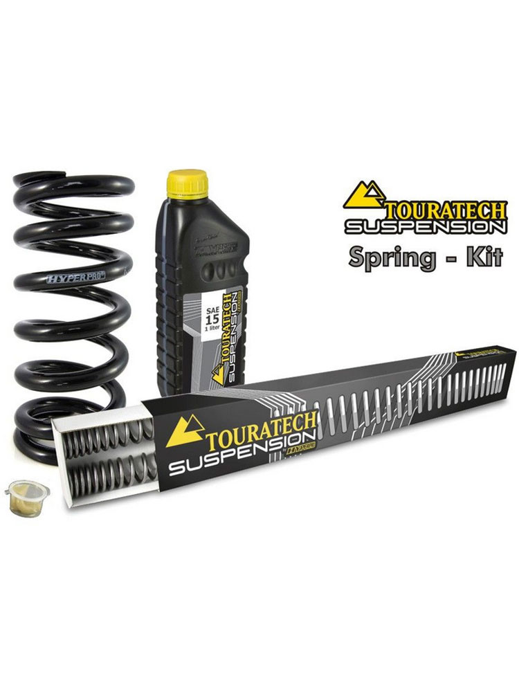 Zestaw sprężyn progresywnych przedniego zawieszenia widelca i amortyzatora Touratech do Triumph Sprint ST 1050 / GT 1050 (05-10)
