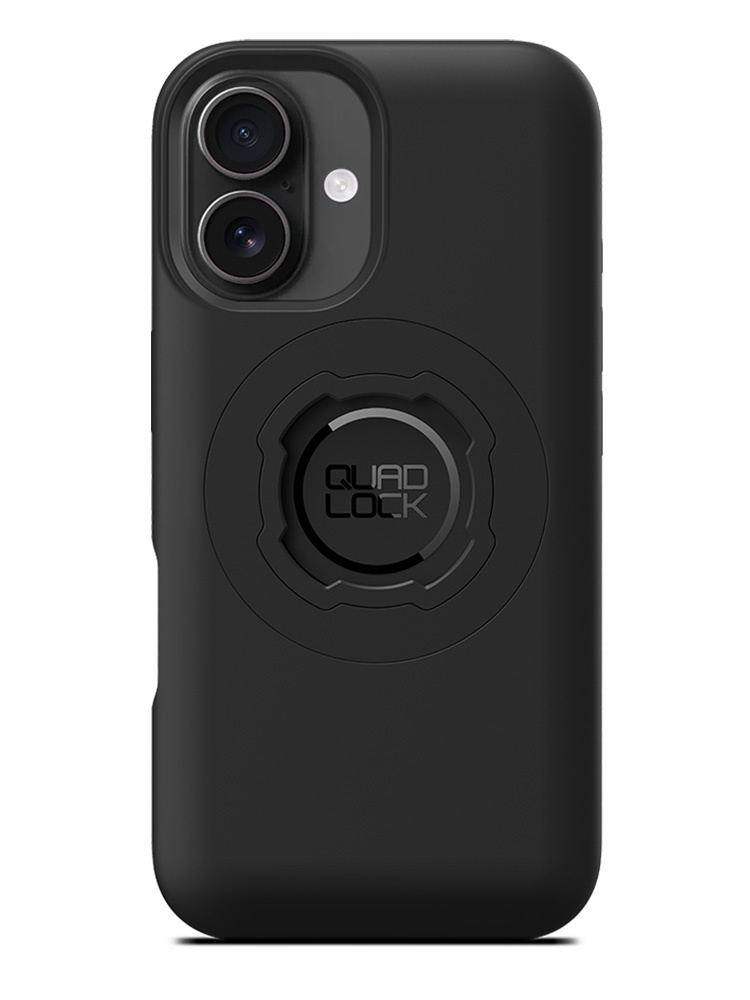 Zestaw rowerowy: etui MAG na telefon iPhone 16 (magnetyczne), wodoodporny pokrowiec MAG oraz mocowanie Quad Lock