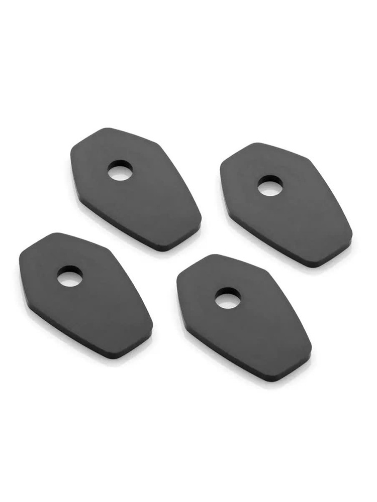 Zestaw montażowy do kierunkowskazów Rizoma do wybranych modeli Kawasaki/Suzuki (4 sztuki w zestawie) czarny